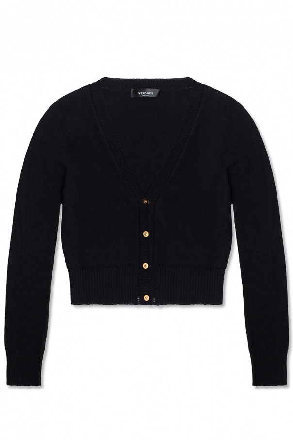 dolce & gabbana blue bomber jacket - Cashmere cardigan Versace